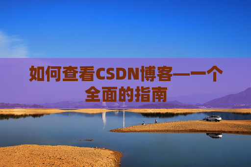 如何查看CSDN博客—一个全面的指南